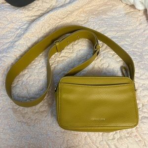 Love and Lore Yellow Mustard Cross body camera bag